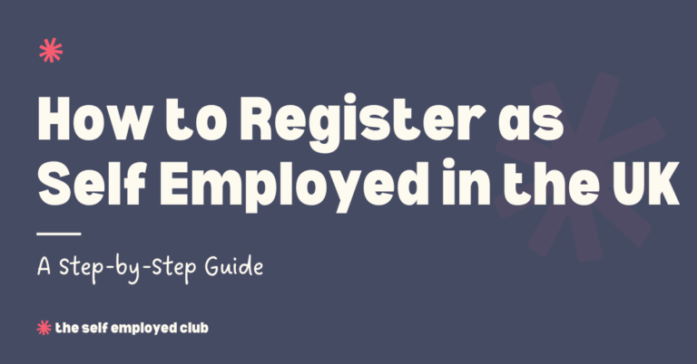 how to register as self employed in the UK