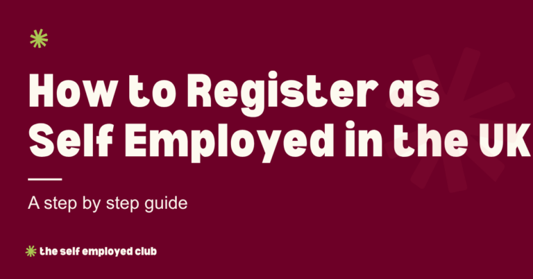 how to register as self employed in the UK