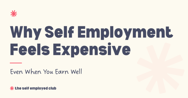 Self Employment Feels Expensive