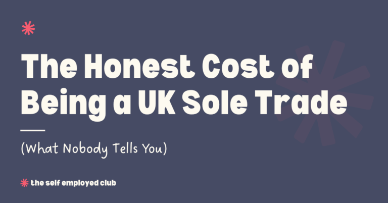 cost of being a UK sole trader