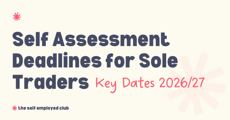 self assessment deadlines sole traders