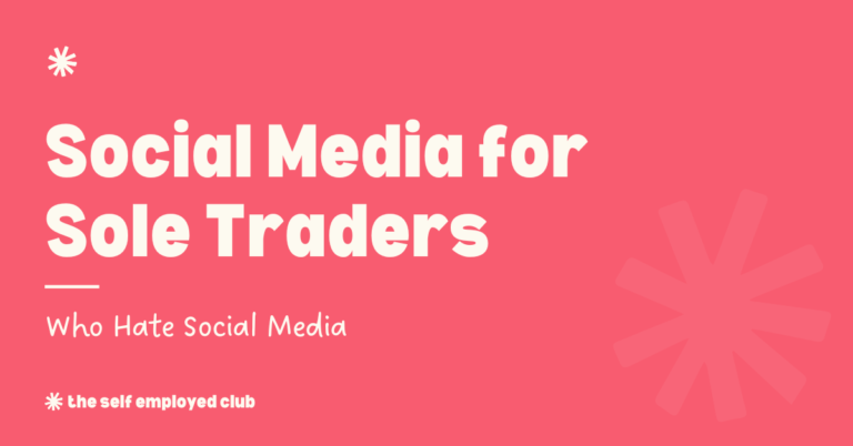 Sole trader scheduling social media posts on a laptop — a simple monthly system for showing up online without burning out.