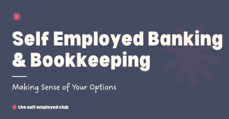 banking and bookkeeping UK self employed